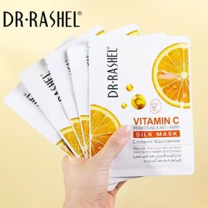 DR.RASHEL Vitamin C Brightening and Whitening Silk Sheet Facial Mask (1)