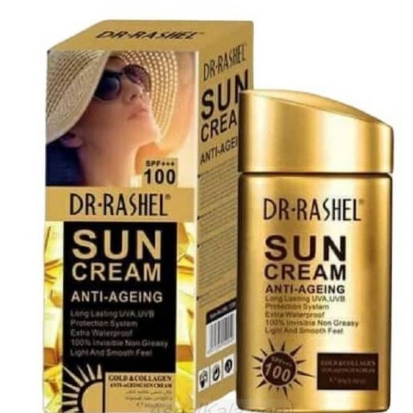 ضد آفتاب بی رنگ دکتر راشل مدل SPF100 حجم 80 میل – DR.RASHEL