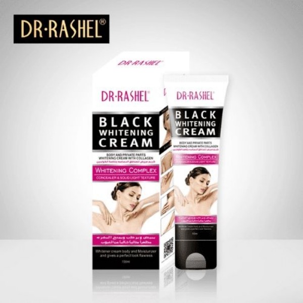 Dr.Rashel Black Charcoal Whitening Cream With Collagen For Body&Private Parts (3)