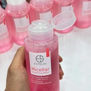 میسلار واتر استلین با عصاره شکوفه گیلاس با درب باز