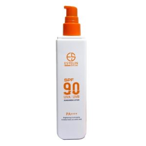 لوسیون ضد آفتاب صورت و بدن روشن کننده spf90