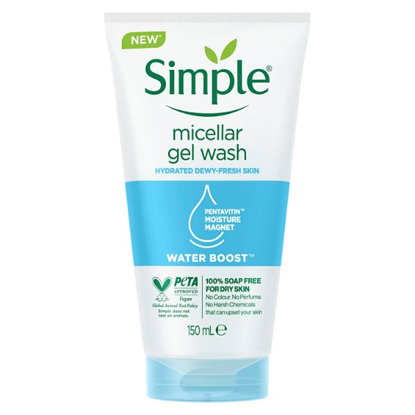 Simple Micellar Water Facial Washing Gel