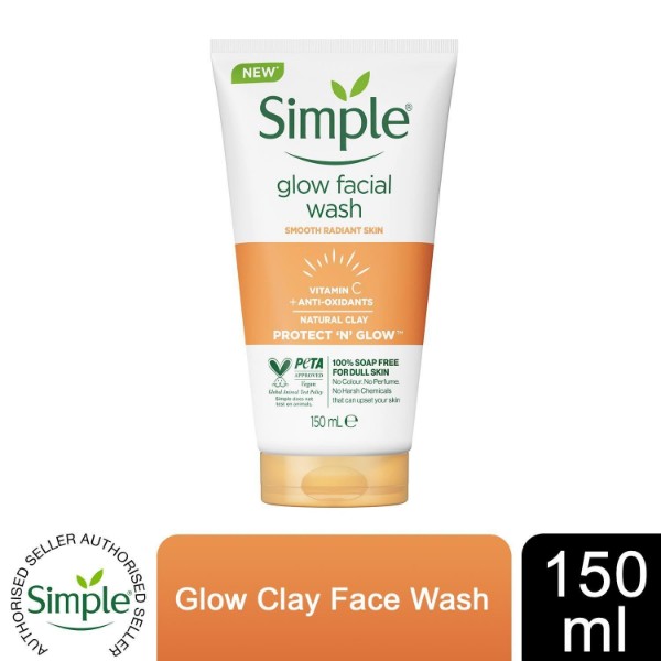 شستشو صورت ویتامین C مدل Glow حجم 150 سیمپل (1)
