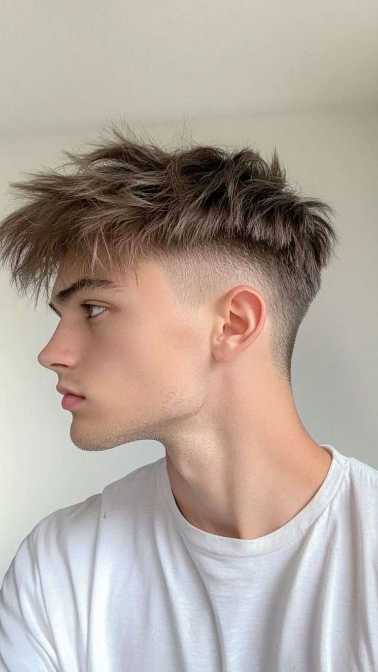 فید پایین با بالا بلند (Low Fade + Long Top) (2) فید پایین با بالا بلند (Low Fade + Long Top) (2)