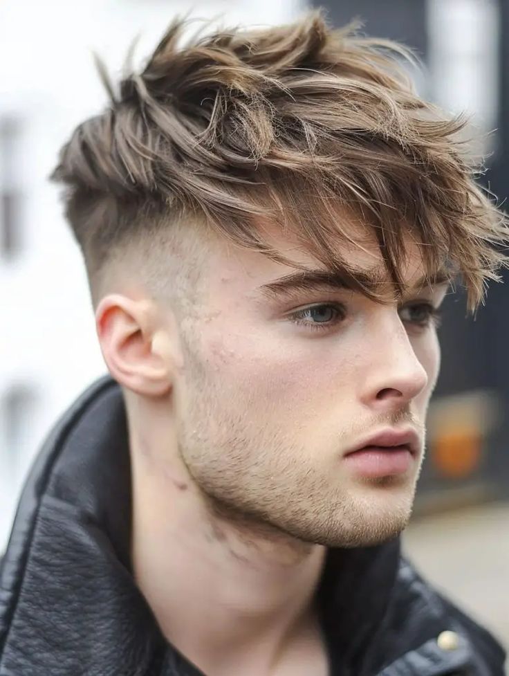 فید پایین با بالا بلند (Low Fade + Long Top) (3) فید پایین با بالا بلند (Low Fade + Long Top) (3)