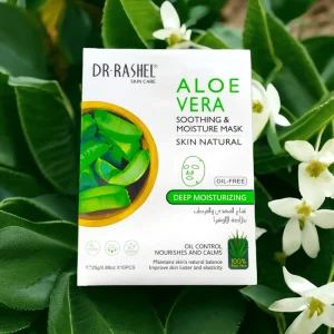 ماسک ورقه ای صورت دکترراشل، مدل آلوئه ورا 1.webp