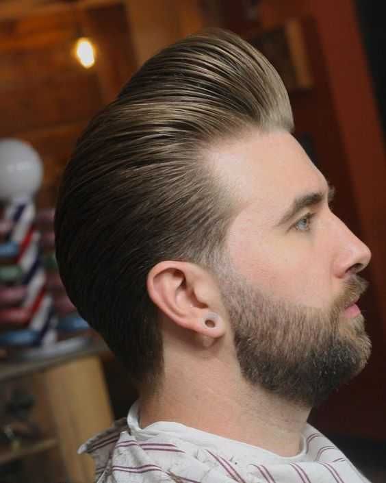 مدل مو پسرانه خامه‌ای (Pompadour) (1)