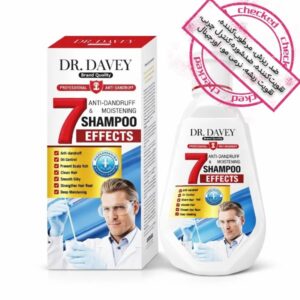 تصویر شامپو 7 کاره ضد ریزش و مرطوب‌کننده مو دکتر دیوی پوستی مراقبتی درگهان