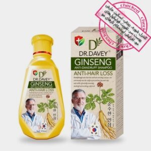 عکس شامپو ضد شوره و ضد ریزش موی جینسینگ دکتر دیوی 450 میلی‌ پوستی مراقبتی درگهان