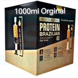 ماسک مو بدون سولفات پروتئین کویین 1000 میلی‌لیتر برزیلی عمده درگهان