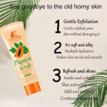 اسکراب پاپایا برند روشان حجم 120 میلی لیتر پوستی مراقبتی شهریار طب درگهان - تصویر 3