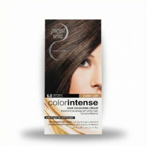 رنگ موی کالر اینتنس 6.0 بلوند تیره ساخت ایتالیا پوشش 100٪ موهای سفید