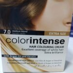 رنگ موی کالر اینتنس بلوند متوسط شماره 7.0 حاوی روغن آرگان و کراتین شهریار طب - تصویر 4