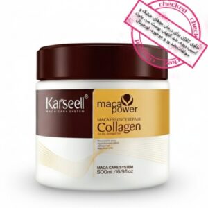 ماسک مو کارسل کاسه‌ای بدون سولفات (۵۰۰ میل) ترمیم عمیق ماکا و کلاژن شهریار طب