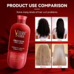 پروتئین مو ویدن سریس حاوی کلاژن و بوتاکس 850 میل حداکثر ترمیم و صافی - تصویر 8