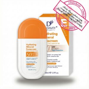 کرم ضد آفتاب معدنی SPF 80 دکتر دیوی مدل Hydrating Mineral حجم 100ml