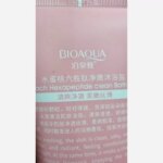 نمک بدن هلو بیو آکوا گیاهی روشن و سفید کننده قوی بدن آبرسان و شفاف کننده و درمانی پوست مرغی - Image 4