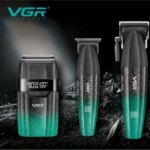 ست ماشین اصلاح حرفه ای 3 تکه حجم زن ، خط زن و شیور وی جی آر مدل VGR V-640 S3 - Image 2