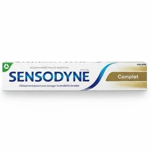 HUeCyg9hPb6hbW7IQ0e1gcTIGypZXDvyfWnMQkU6JQlLDJUfBa.jpg_512X512X70.jpg خمیر دندان Sensodyne ساخته شرکت Haleon (در اتحادیه اروپا) محافظت از مینای دندان، جلوگیری از پوسیدگی حجم 75 میل - تصویر 1