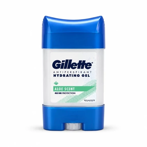 Lpna7eW2SzjvK7nFmy3HXlxot4hMFpT5hWJOovb1geOHU4JdSo.jpg_512X512X70.jpg مام ژلی مردانه ژیلت مدل Hydrating Gel Aloe Scent حجم 70 میل ضدتعریق 48 ساعته - تصویر 1