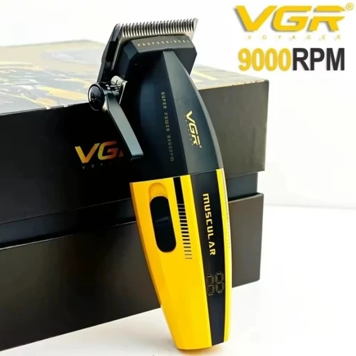 ToCY2JjgOmUFBpO7oMWCIGK90anTXR8LYK7dY7QvmAY3YUSDiW.jpg_512X512X70.jpg ماشین اصلاح حجمی موی سر و صورت شارژی وی جی ار مدل V-285 - تصویر 1