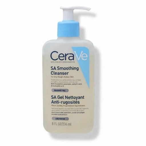 fl6u6ab46RMtUN5TOX21x7WpbPxDrDfFi4MT2BHuLQ74CbfLiZ.jpg_512X512X70.jpg ژل شستشوی سراوی SA Smoothing Cleanser (پوست خشک) حجم 236 میلی لیتر - تصویر 1