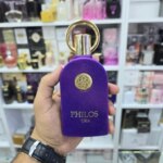 ادکلن ادو پرفیوم فیلوس پورا 100 میل (PHILOS PURA Eau De Parfum) بطری مخملی بنفش ماندگاری و پخش بو عالی - Image 4