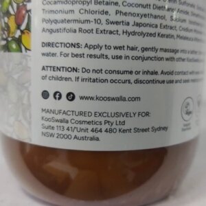 شامپو کراتین و کلاژن کوسوالا حجم 500ml تقویت و حجم دهی مو مشخصات تکمیلی