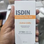 ضد آفتاب ایزدین ضد لک اکتیو یونیفای بی رنگ | ISDIN Active Unify SPF50+ - Image 3