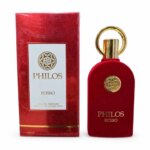 ادکلن ادوپرفیوم فیلوس روسو (PHILOS ROSSO) اصل 100 میل عطر یونیسکس با رایحه گرم و شیرین پخش بو و ماندگاری بالا