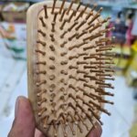 خرید برس چوبی بامبو مدل مربعی (۸۰ گرمی) | ضد ریزش و احیاکننده مو - Image 2