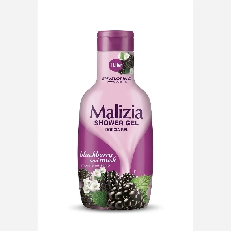 شامپو بدن مالیزیا (Malizia) رایحه توت سیاه و مشک (Blackberry and Musk) حجم 1000 میل تصویر اصلی شامپو بدن مالیزیا (Malizia) رایحه توت سیاه و مشک (Blackberry and Musk) حجم 1000 میلی لیتر